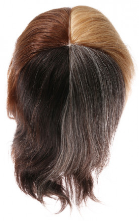 Голова-манекен учебная DEWAL 4 цвета 20-25 см для парикмахеров M-2049A